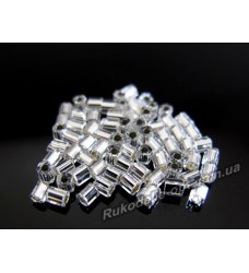 Бісер Matsuno 2CUT 11/0 колір срібло 450 грам