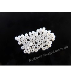 Бісер ювелірний № 5-31 круглий 15/0 білий 500 грам