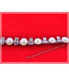 Декоративные цепи со стразами и камнями DC 1625 (5 ярдов)