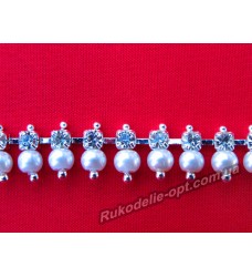 Декоративные цепи со стразами и камнями Y 2155 (10 ярдов)