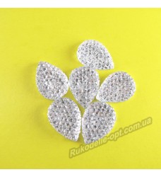 Камни кабошоны All Star капля 8*13 мм цвет crystal 1000 шт.