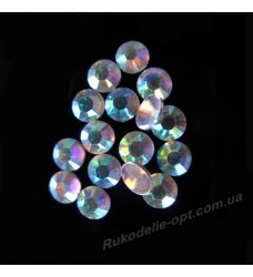 Стразы пластиковые SS 16 цвет crystal AB 15000 шт.