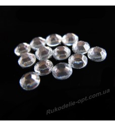 Стразы пластиковые SS 30 цвет crystal 4000 шт.