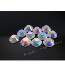 Стразы стеклянные SS 16 цвет crystal AB 1440 шт.
